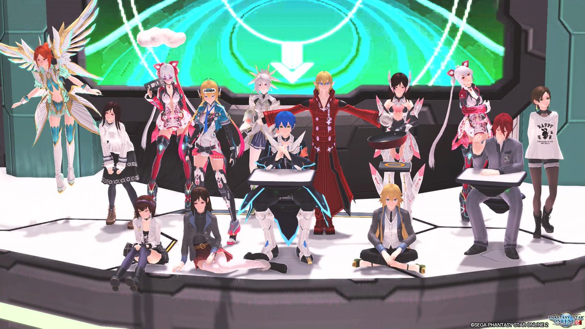 アリーナB938でのPSO2アニメ集会に見学に行ってのSS アリーナB938でのPSO2アニメ集会に見学に行ってのSS