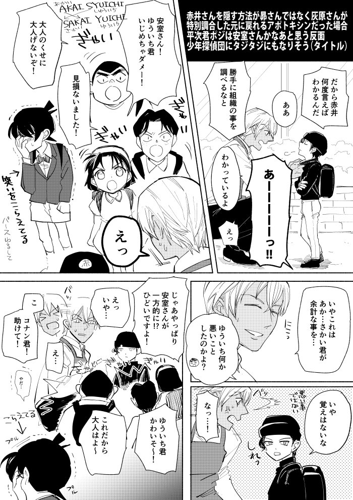 赤井さんを隠す方法が昴さんではなく灰原さんが特別調合したもとに戻れるアポトキシンだった場合へいじ君ポジはあむろさんかなあ 赤井さんを隠す方法が昴さんではなく灰原さんが特別調合したもとに戻れるアポトキシンだった場合へいじ君ポジはあむろさんかなあ