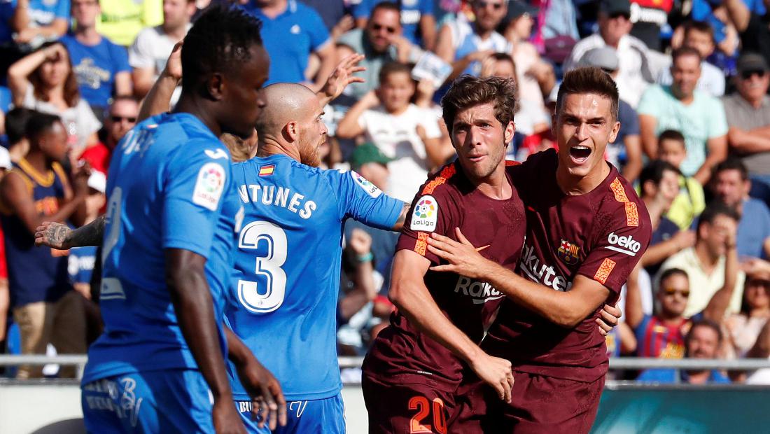 Getafe 1-2 Barcelona