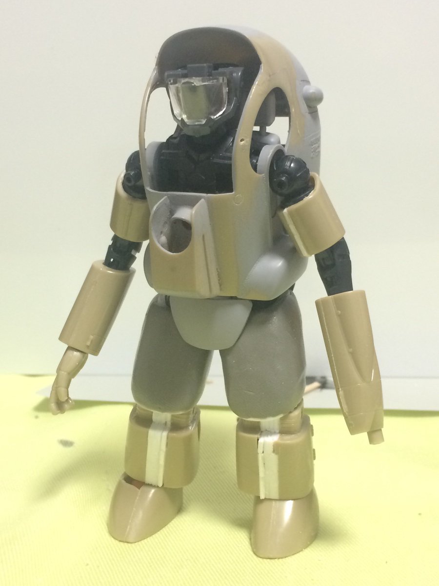 脚部の改造イメージが中々湧かず、制作に手を付けられずにいた #GUSTAVフレームとしたマジンボーンの両足をあり得ない位 脚部の改造イメージが中々湧かず、制作に手を付けられずにいた #GUSTAVフレームとしたマジンボーンの両足をあり得ない位