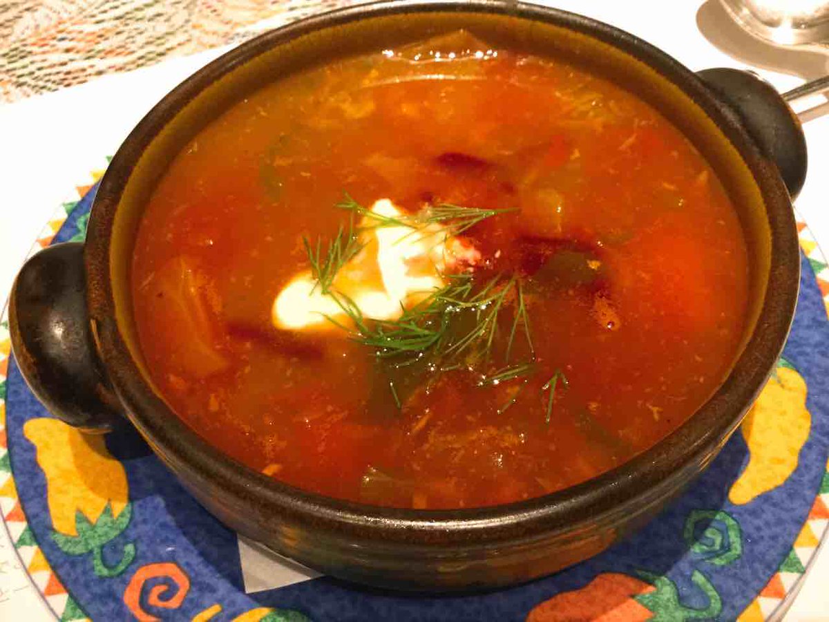 八那さん、ペリーさんとご一緒してチャイカに行って来ました!ボルシチを始めとするロシア料理が身に染みる…このところ忙しくて 八那さん、ペリーさんとご一緒してチャイカに行って来ました!ボルシチを始めとするロシア料理が身に染みる…このところ忙しくて