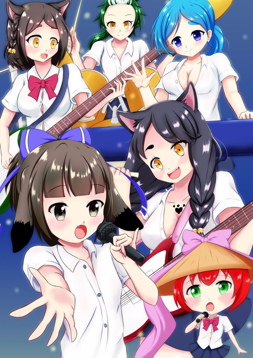 マヨイガ学園の学園祭ってこんな感じでしょ?(適当)#百姫たんイラスト マヨイガ学園の学園祭ってこんな感じでしょ?(適当)#百姫たんイラスト