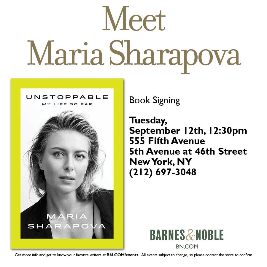 Hey NYC! Can’t wait to see you on 9/12 – launch day for #Unstoppable! @BNFifthAvenue  
https://t.co/xwkgXoXj8Y https://t.co/wfWxCYl4Cp