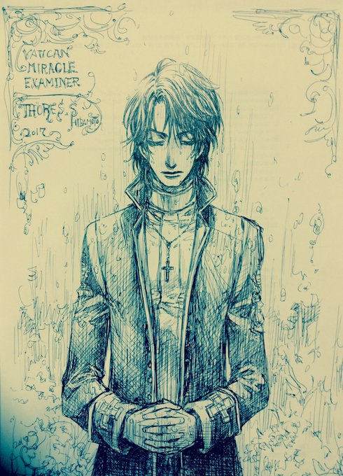 【THORES柴本落描き】バチ官リクエスト《水に濡れたロベルト》#奇跡調査官 #奇跡調査官THORES落描きリクTVアニ 【THORES柴本落描き】バチ官リクエスト《水に濡れたロベルト》#奇跡調査官 #奇跡調査官THORES落描きリクTVアニ