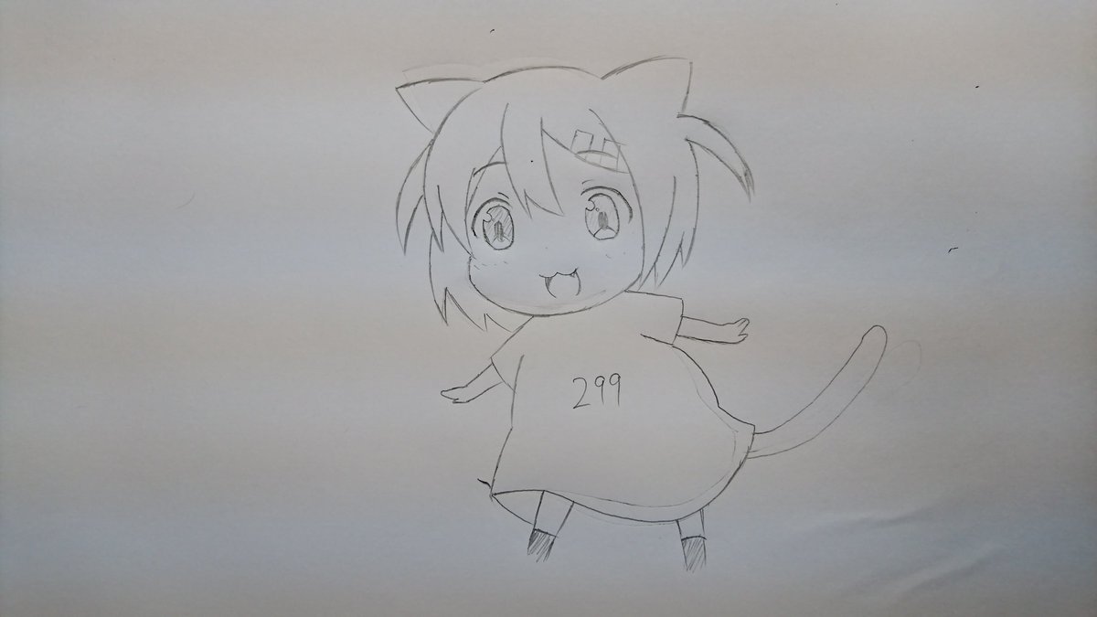 今日はにゃんこデイズよりマーを描いてみた。 今日はにゃんこデイズよりマーを描いてみた。