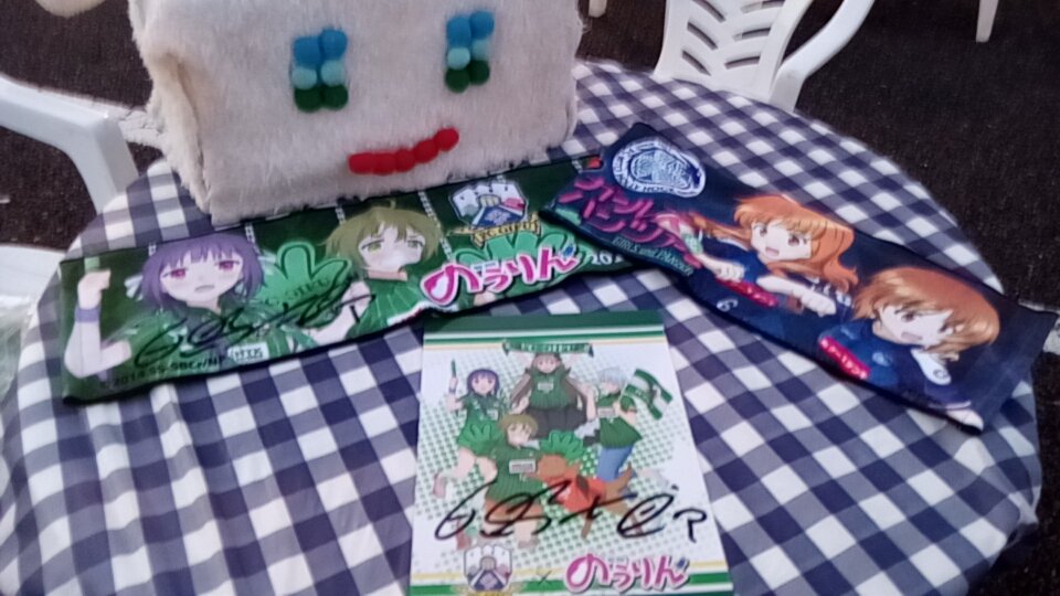 FC岐阜さん出張ブースにて、のうりんグッズ購入しTELU。«٩(*´∀`*)۶» FC岐阜さん出張ブースにて、のうりんグッズ購入しTELU。«٩(*´∀`*)۶»