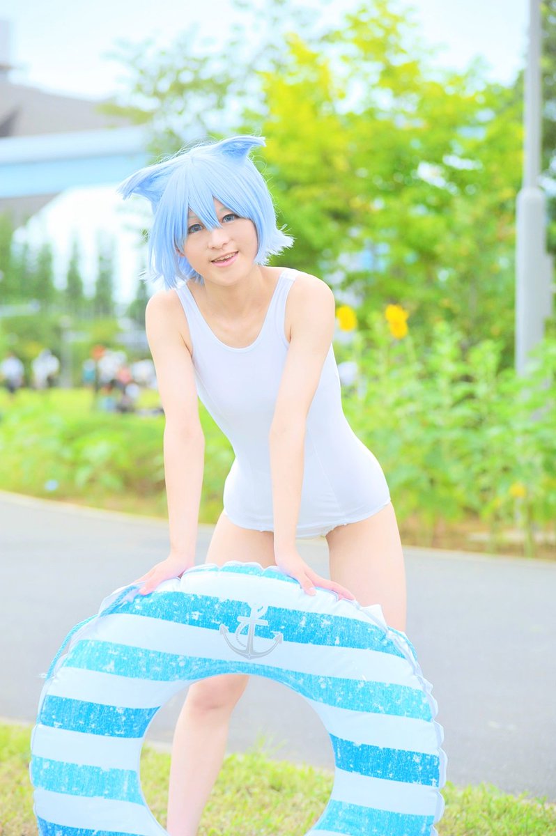 🔯C92 3日目🔯夜桜四重奏🔯七海 アオ 白スク水📷→NaKa( )#C92 #C92コスプレ #ヨザカル#夜桜四 🔯C92 3日目🔯夜桜四重奏🔯七海 アオ 白スク水📷→NaKa( )#C92 #C92コスプレ #ヨザカル#夜桜四