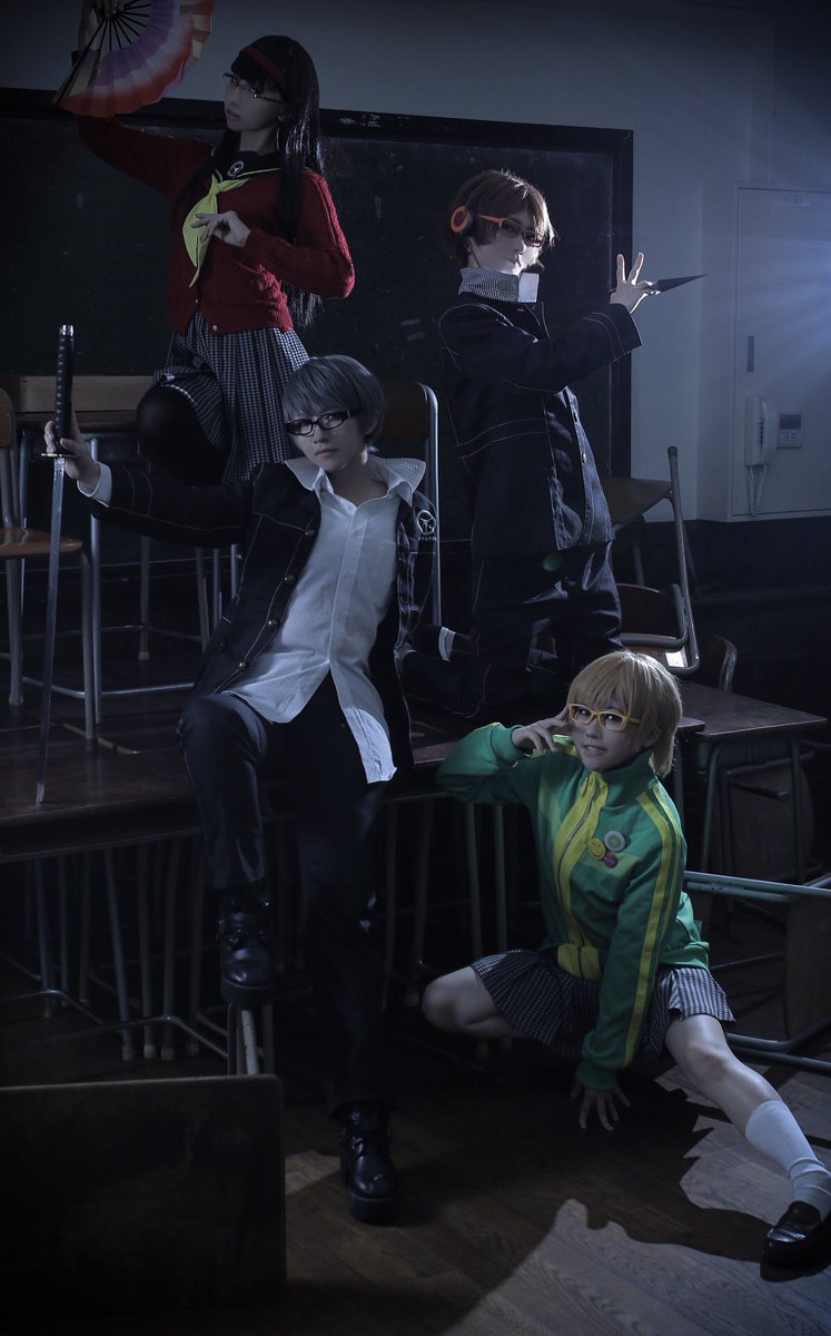 ⚠️コスプレペルソナ4先輩達に任せなさい。主人公 自分陽介 千枝 雪子 フォト 主催 ⚠️コスプレペルソナ4先輩達に任せなさい。主人公 自分陽介 千枝 雪子 フォト 主催