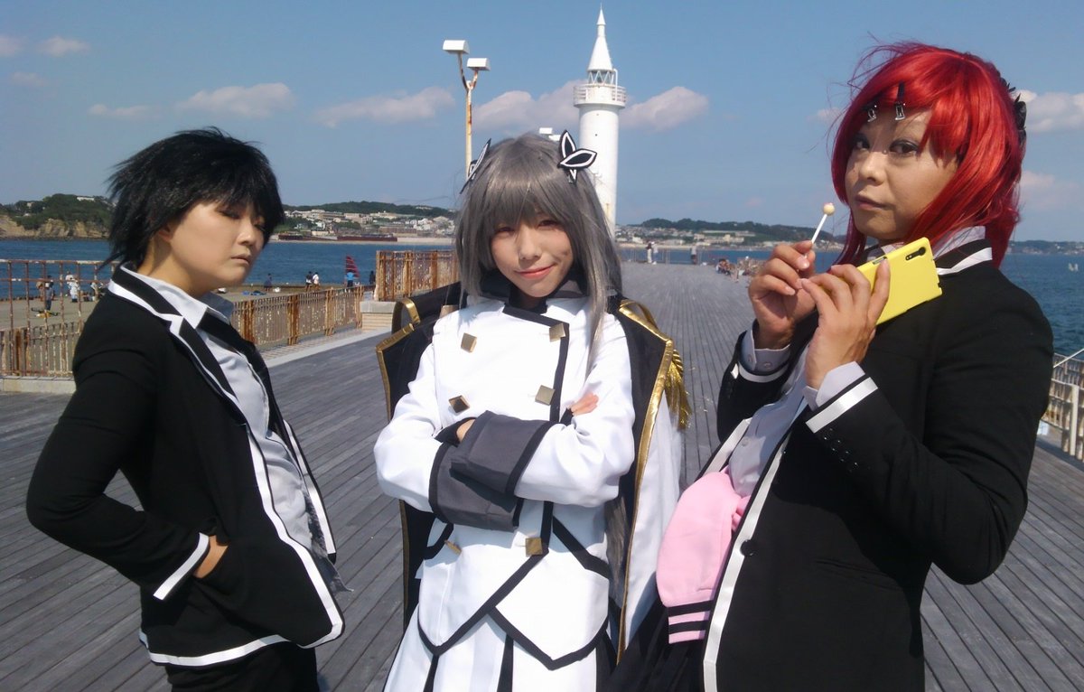 クオリディア・コード千種霞 & 天河舞姫 & 千種明日葉#江ノ島コスプレ祭 クオリディア・コード千種霞 & 天河舞姫 & 千種明日葉#江ノ島コスプレ祭