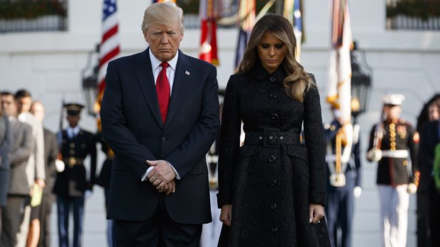 Trump and first lady commemorate Sept. 11 anniversary