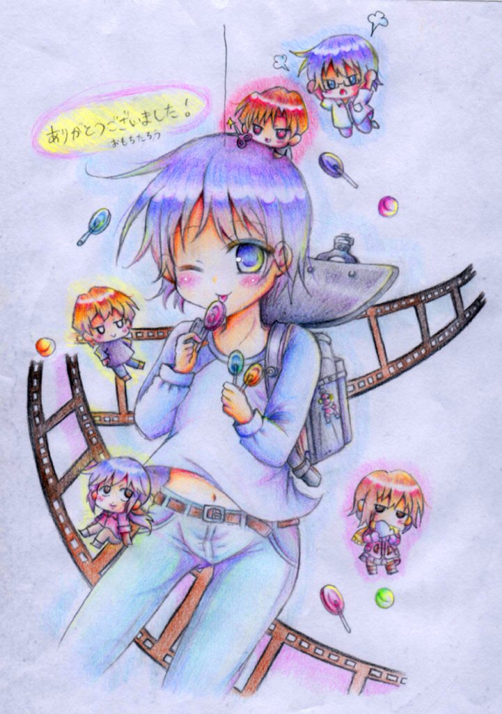 僕街絵色塗りと仕上げできたー! 僕街絵色塗りと仕上げできたー!
