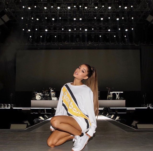 #ArianaxReebok