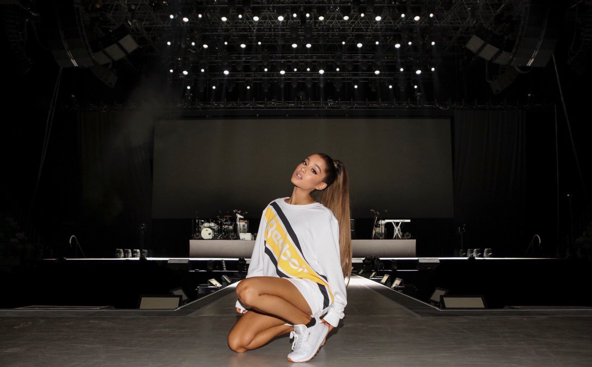 #ArianaxReebok