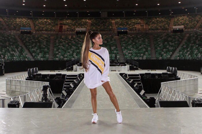 #ArianaxReebok