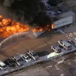 Huge plume of black smoke billows from Lee's Summit business