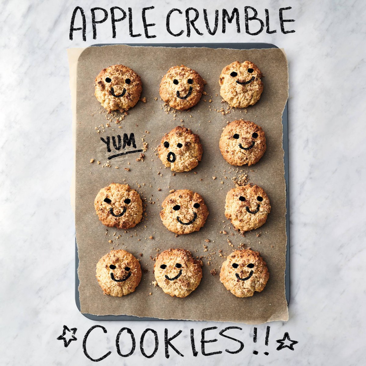 Weekend baking = Jamie's Apple Crumble Cookies! ???????? Get the recipe in #QuickAndEasyFood: https://t.co/orFsFoBGsV https://t.co/hYsaFVehYB