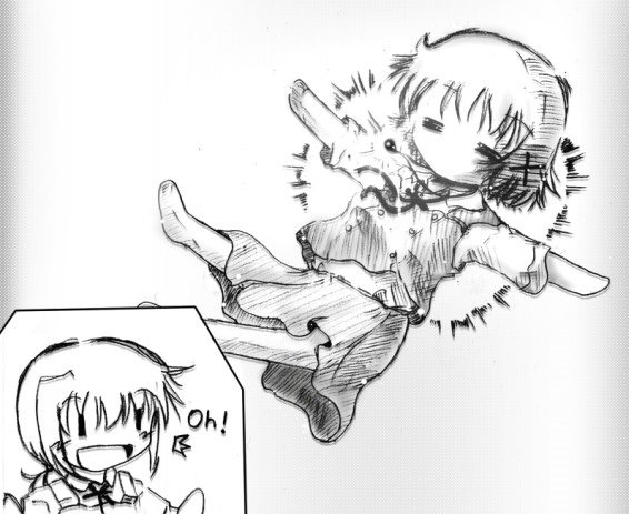 昔描いた、空からゆのっち #ひだまりスケッチ #ラピュタ 昔描いた、空からゆのっち #ひだまりスケッチ #ラピュタ