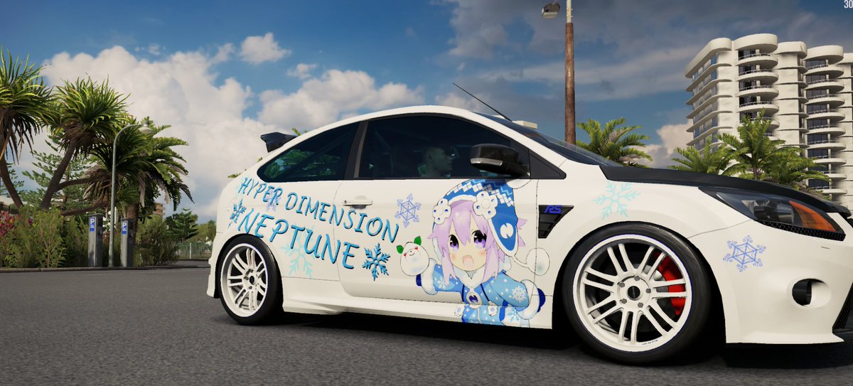 雪ねぷ痛車作りましたまとまり重視でシンプルに d_(:3 」∠)_#ForzaHorizon3 #ネプテューヌ 雪ねぷ痛車作りましたまとまり重視でシンプルに d_(:3 」∠)_#ForzaHorizon3 #ネプテューヌ