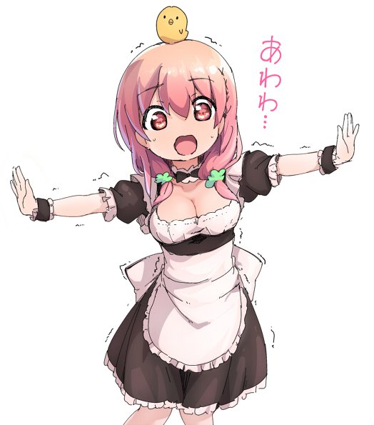 お題箱:「ひなこのーと 桜木ひな子」にメイド服を着せました お題箱:「ひなこのーと 桜木ひな子」にメイド服を着せました