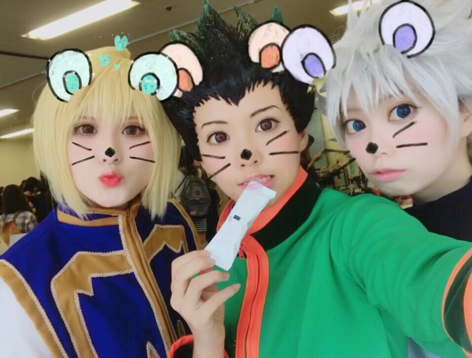 ハンターオンリー楽しすぎた〜😆💕ご挨拶、写メは明日になるかもです😂きらぴ、ひでまる、ブースのお手伝いありがとー!やのちん ハンターオンリー楽しすぎた〜😆💕ご挨拶、写メは明日になるかもです😂きらぴ、ひでまる、ブースのお手伝いありがとー!やのちん