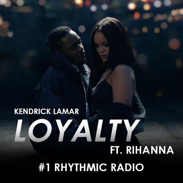 RT @RocNation: Congrats to @Rihanna and @KendrickLamar! #LOYALTY is now #1 at Rhythmic Radio. Thanks for listening! https://t.co/AgJIONWtfE
