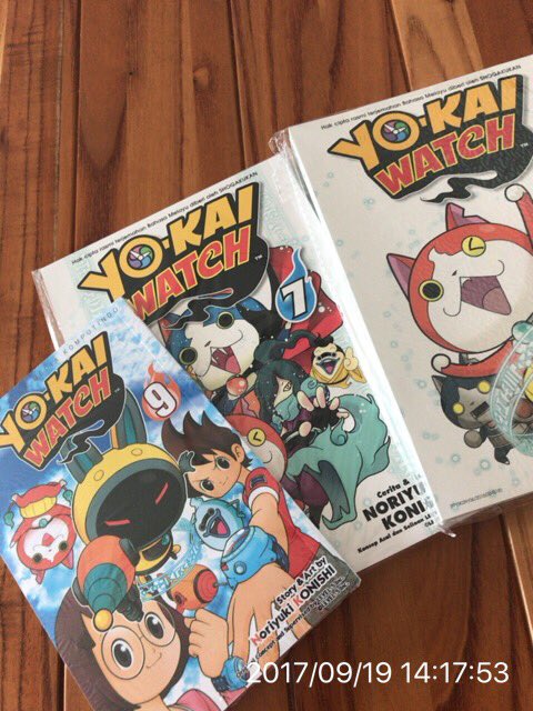 本日も海外版・漫画「妖怪ウォッチ」のコミックが届きました(写真)ありがたや(  ̄人 ̄)ありがたや6巻と7巻の厚みが全然違 本日も海外版・漫画「妖怪ウォッチ」のコミックが届きました(写真)ありがたや(  ̄人 ̄)ありがたや6巻と7巻の厚みが全然違