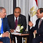 Egypt's Sisi meets Israeli PM at UN for first public talks