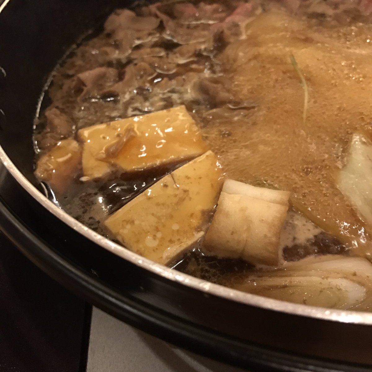 すき焼きを食べるとルパンを思い出すのはワシだけやろか?ビールは入れないけどね。#ルパン三世 #すき焼き すき焼きを食べるとルパンを思い出すのはワシだけやろか?ビールは入れないけどね。#ルパン三世 #すき焼き