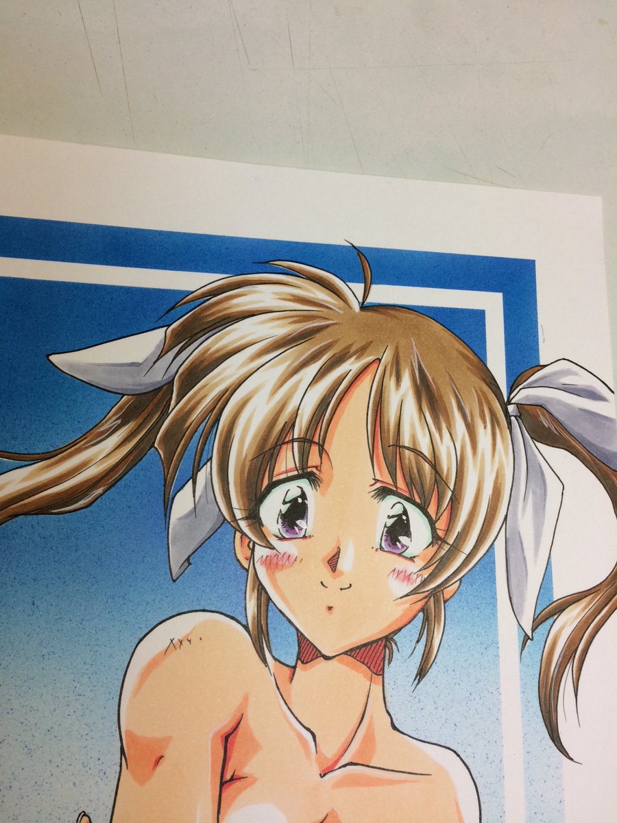 なのはさん、できたー。先日このタグ見つけて、沿うの描いてみようと思ったら、やっぱりなのはさんになった。みんな、いつもアリ なのはさん、できたー。先日このタグ見つけて、沿うの描いてみようと思ったら、やっぱりなのはさんになった。みんな、いつもアリ