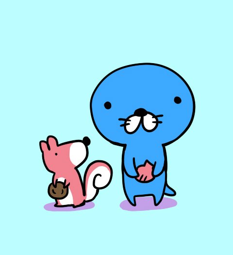 わしの描いたぼのぼの見て わしの描いたぼのぼの見て
