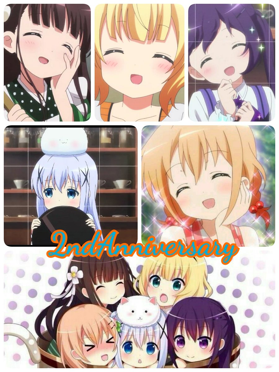 今日でぴょんぴょんし隊は二周年を迎えました。再来月は待望の映画化を控えており、これからのご注文はうさぎですか?に期待され 今日でぴょんぴょんし隊は二周年を迎えました。再来月は待望の映画化を控えており、これからのご注文はうさぎですか?に期待され