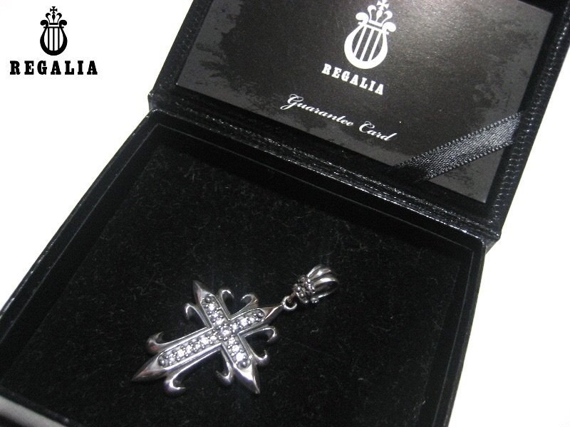 ★正規店購入未使用ギャラ付&高級定価27000円【REGALIA】レガリア ロイヤルアリストクロス×ダイヤ シル ★正規店購入未使用ギャラ付&高級定価27000円【REGALIA】レガリア ロイヤルアリストクロス×ダイヤ シル