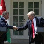 President Trump meets with the King of Jordan to discuss Syria