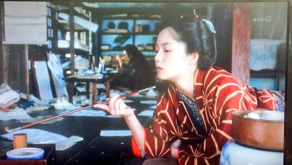 先日NHKで放送された「眩~北斎の娘~」やっとこ観れました。宮崎あおいちゃんと松田龍平さんという「舟を編む」のコンビいい 先日NHKで放送された「眩~北斎の娘~」やっとこ観れました。宮崎あおいちゃんと松田龍平さんという「舟を編む」のコンビいい