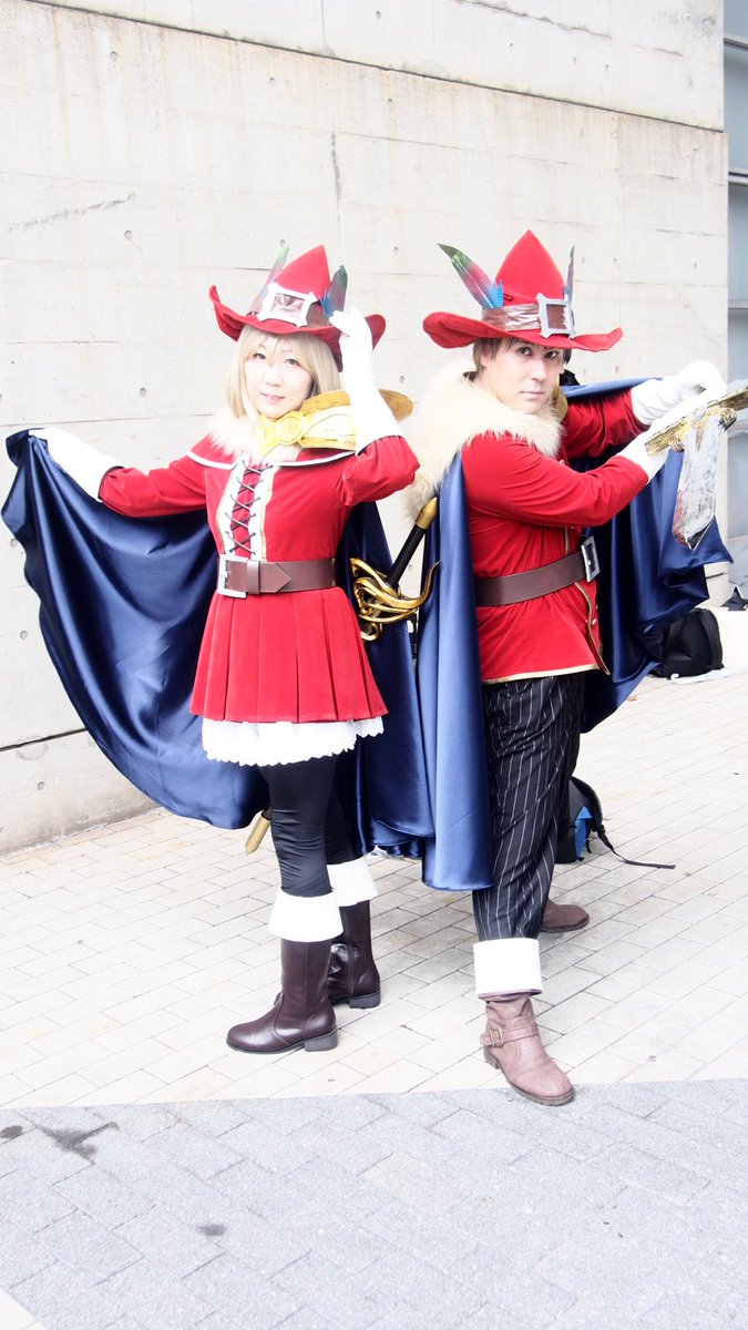 ワンフェスで撮影していただいたグラブルアルカナ主人公合わせの写真こっそり載せる(^w^) ワンフェスで撮影していただいたグラブルアルカナ主人公合わせの写真こっそり載せる(^w^)