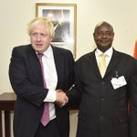 Museveni, Boris Johnson discuss South Sudan, Burundi