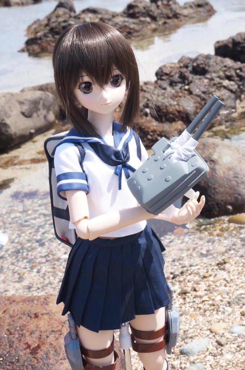 #皆さんの吹雪を見せてくれワンフェスでおみさんが連装砲、すぐそばのちぇりーさんが潮の衣装置いてて……気がついたら爆誕して #皆さんの吹雪を見せてくれワンフェスでおみさんが連装砲、すぐそばのちぇりーさんが潮の衣装置いてて……気がついたら爆誕して