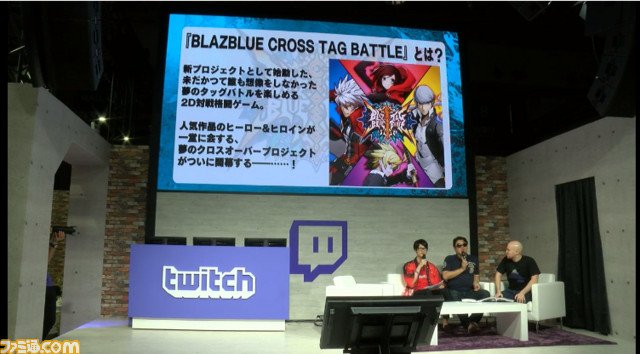 『ブレイブルー クロスタッグバトル』バトルのポイント紹介やプレイアブル出展情報が発表。twitchブースで行われたステー 『ブレイブルー クロスタッグバトル』バトルのポイント紹介やプレイアブル出展情報が発表。twitchブースで行われたステー