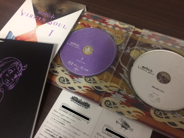 Blu-ray「神撃のバハムート VIRGIN SOUL」Ⅰ 好評発売中!【収録】#01~#06/【価格】12,000円 Blu-ray「神撃のバハムート VIRGIN SOUL」Ⅰ 好評発売中!【収録】#01~#06/【価格】12,000円