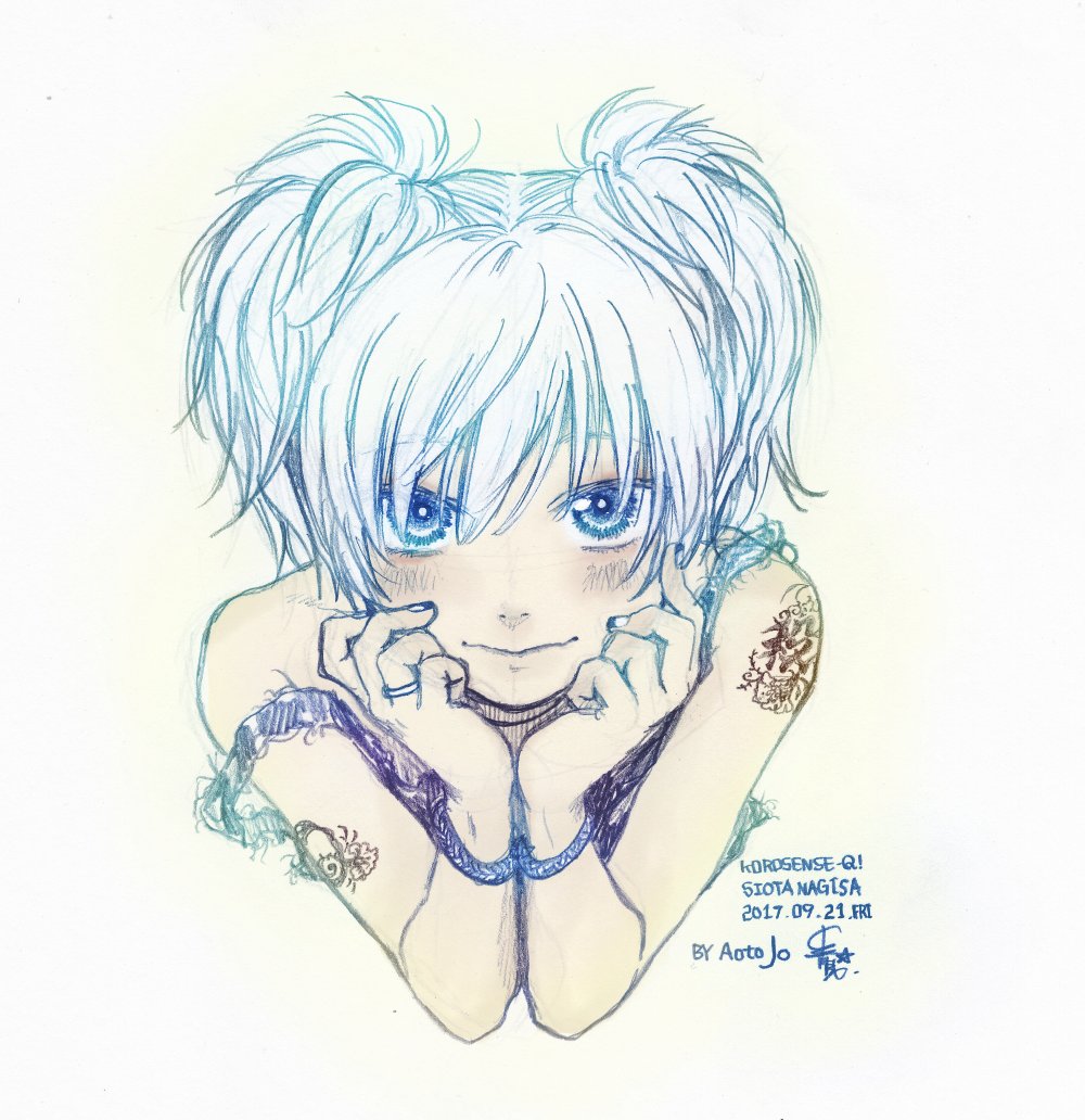 さんから渚くんの絵をもらったら、渚くんを描きたくなったので描いてみました。いや普段から描いているんだけれどね。本来の青 さんから渚くんの絵をもらったら、渚くんを描きたくなったので描いてみました。いや普段から描いているんだけれどね。本来の青