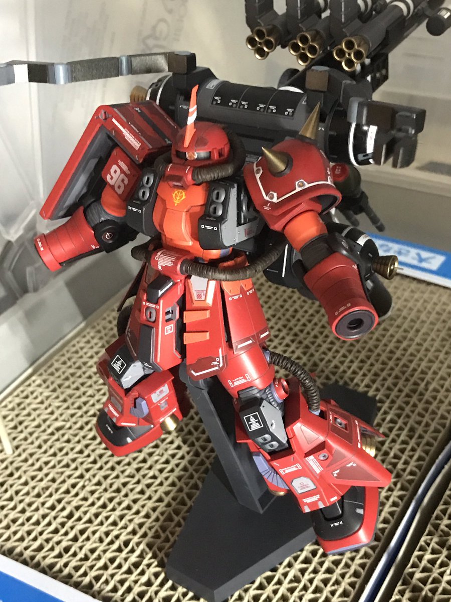 Finisher`s の赤金初めて吹いたけどすごくいい感じ、百式に使いたい(๑>◡<๑)あとは細かいバーニア Finisher`s の赤金初めて吹いたけどすごくいい感じ、百式に使いたい(๑>◡<๑)あとは細かいバーニア