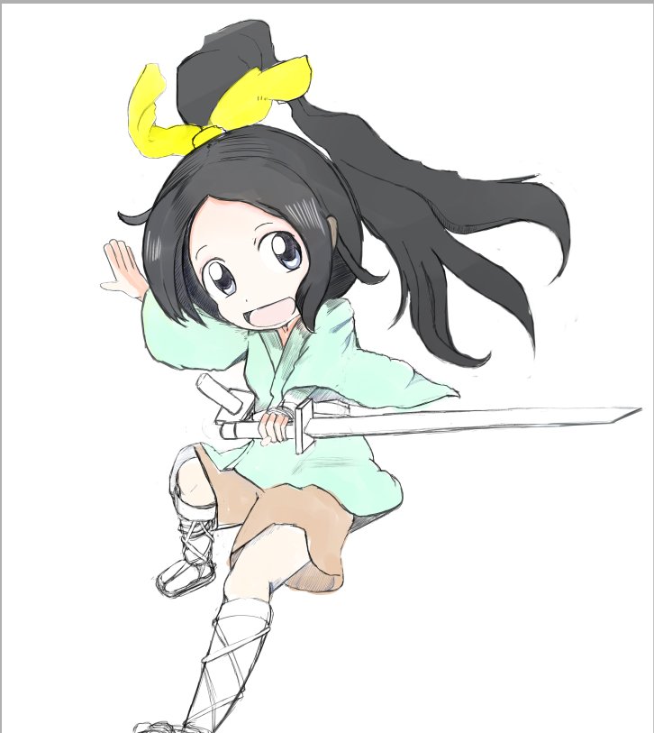 とりあえず、今日の練習はここまで。(絵の練習:信長の忍び) とりあえず、今日の練習はここまで。(絵の練習:信長の忍び)