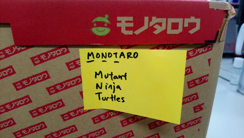 モノタロウの裏にはミュータントタートルズがいる証拠①ロゴを緑色に塗ると完全にラファエロ②モノタ(ロウ)→MNT→Muta モノタロウの裏にはミュータントタートルズがいる証拠①ロゴを緑色に塗ると完全にラファエロ②モノタ(ロウ)→MNT→Muta