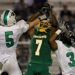 Jackson-Olin 42, John Carroll 7: Mustangs gallop to victory as lineman scores first TD