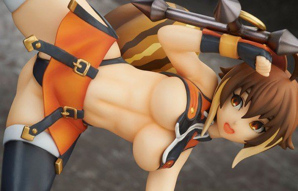 『ブレイブルー』マコトのエロすぎるパンツと下乳が丸出しなエロポーズのエロフィギュア 『ブレイブルー』マコトのエロすぎるパンツと下乳が丸出しなエロポーズのエロフィギュア