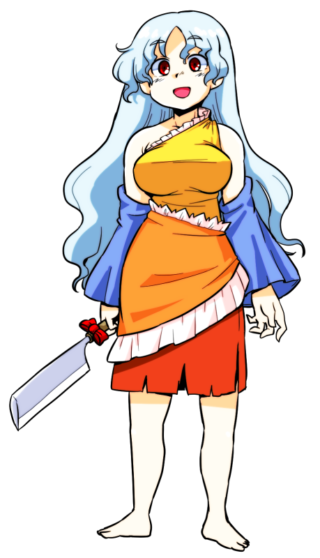 ナタのせいで何回描き直してもサイコパス感が… ナタのせいで何回描き直してもサイコパス感が…