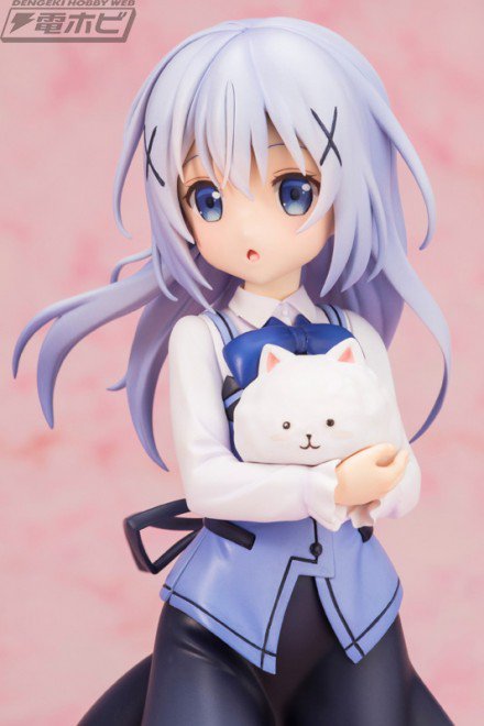 『#ご注文はうさぎですか??』#チノ が #ティッピー を抱えた最強に可愛い姿で #PMOA からフィギュア化!!#go 『#ご注文はうさぎですか??』#チノ が #ティッピー を抱えた最強に可愛い姿で #PMOA からフィギュア化!!#go