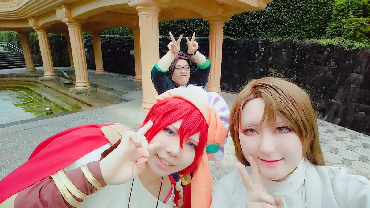 今日は浩吾氏と神村版アルスラーン戦記の芸術家併せしてきましたー!!悪天候で短時間の撮影になったけど楽しかった!✨カメラし 今日は浩吾氏と神村版アルスラーン戦記の芸術家併せしてきましたー!!悪天候で短時間の撮影になったけど楽しかった!✨カメラし