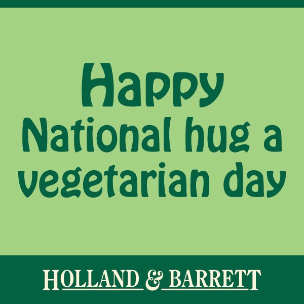 Going to be honest, there are A LOT of hugs going around our office today... #HugAVegetarianDay https://t.co/Xz7B6rOqB8