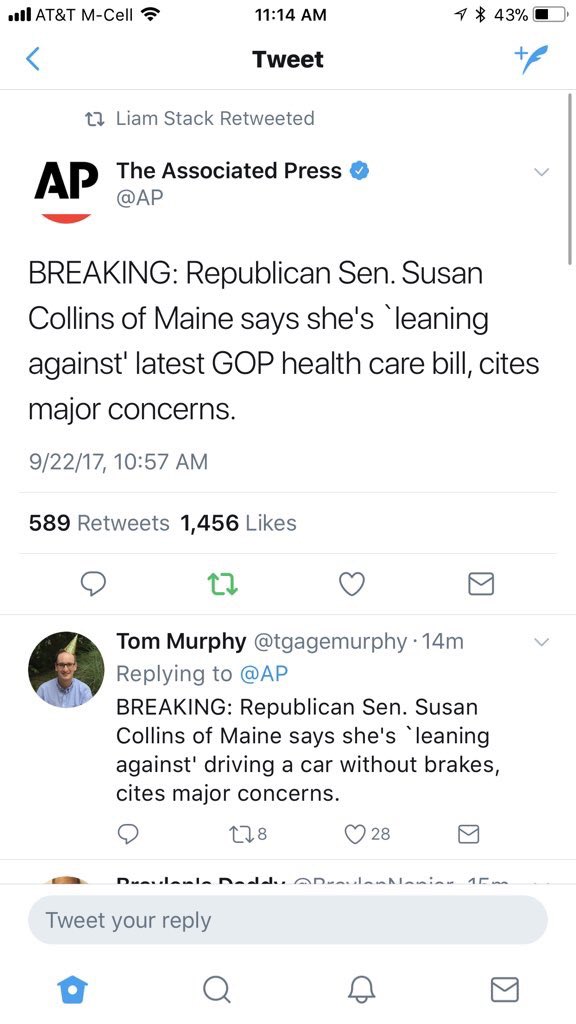 Thank you for your leadership, @SenatorCollins! https://t.co/RC1Dmn9bAu